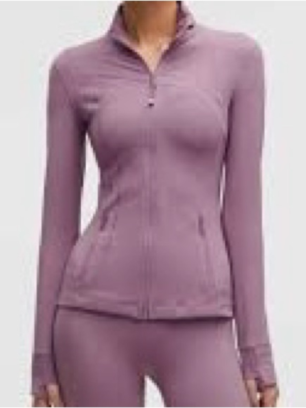 lululemon athletica Define Nulu Lavender Lux Zip-Front Athletic Jacket
